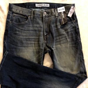 Express Jeans Slim Fit Rocco Straight Leg